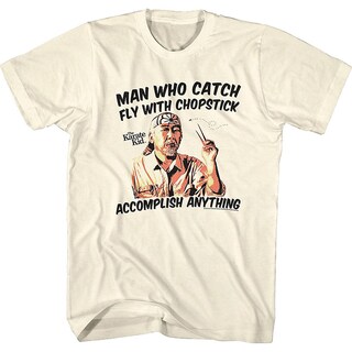 Foto 1 | Camiseta Rockinstone Miyagi Chopsticks Karate Kid Para Hombre - Venta Internacional.