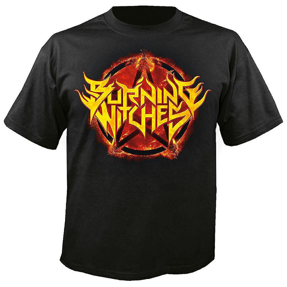 Foto 1 | Camiseta Rockinstone Burning Witches We Eat Your Children - Venta Internacional.