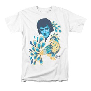 Foto 1 | Camiseta Rockinstone Elvis Presley Peacock 180 G/m² 100% Algodón - Venta Internacional.