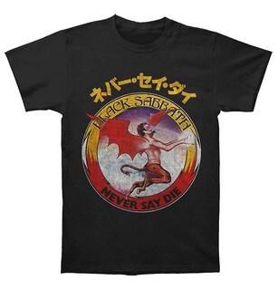 Foto 1 | Camiseta Rockinstone Black Sabbath Logotipo Invertido - Venta Internacional.