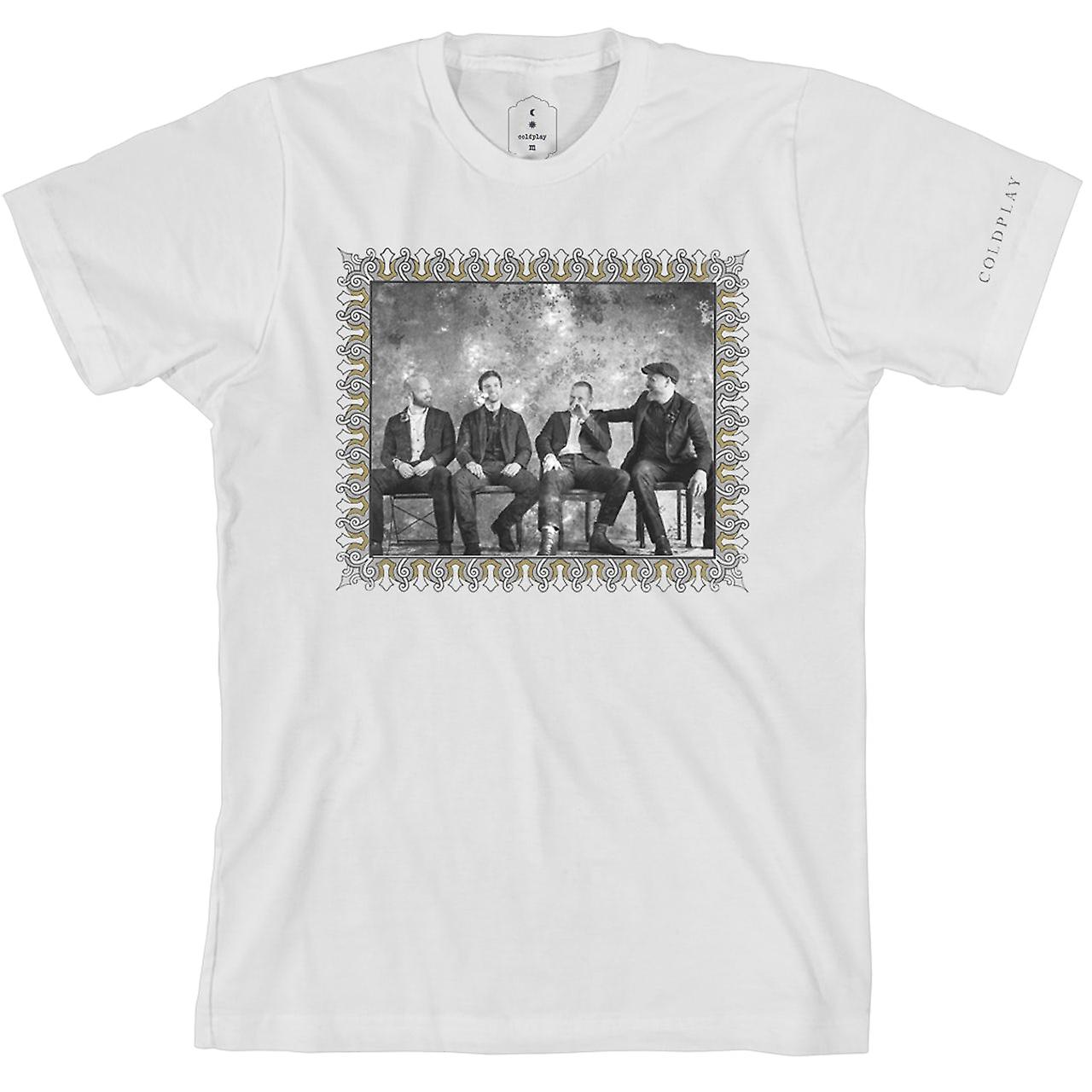 Foto 2 pulgar | Camiseta Coldplay Everyday Life Vintage Blanca Para Hombre - Venta Internacional.