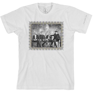 Foto 1 | Camiseta Coldplay Everyday Life Vintage Blanca Para Hombre - Venta Internacional.