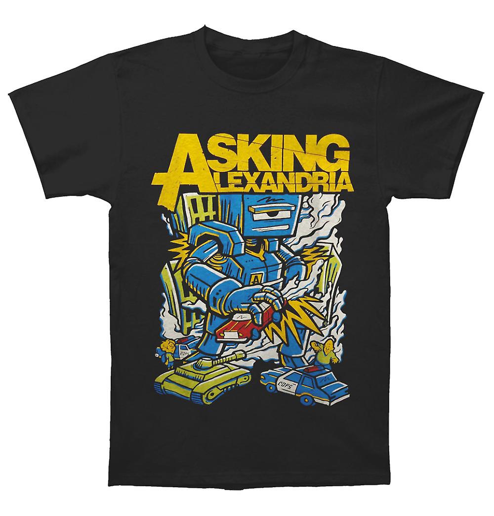 Foto 2 pulgar | Camiseta Rockinstone Preguntando A Alexandria Packaged Killer Robot - Venta Internacional.