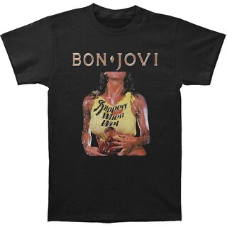 Foto 1 | Camiseta Rockinstone Bon Jovi Sww 100% Algodón Preencogido - Venta Internacional.