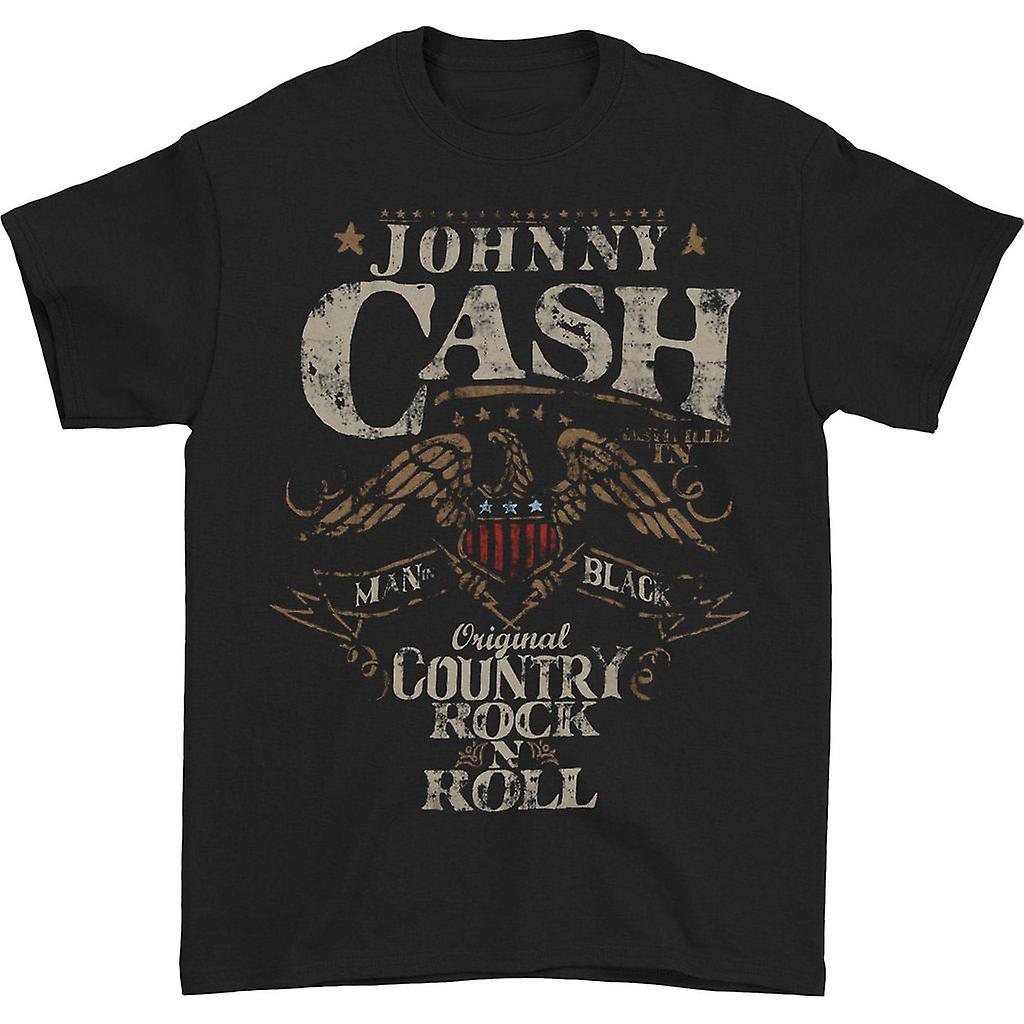 Foto 2 pulgar | Camiseta Rock N Roll Johnny Cash Para Hombre - Venta Internacional.