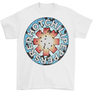 Foto 1 | Camiseta Red Hot Chili Peppers Mosaic Con Logotipo Rhcp Para Hombre - Venta Internacional.