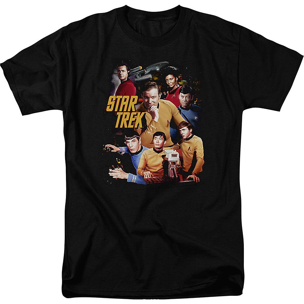 Foto 2 pulgar | Camiseta Rockinstone Collage Star Trek 100% Algodón - Venta Internacional.