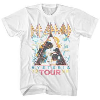 Foto 1 | Camiseta Rockinstone DEF Leppard Hysteria Tour '88 para Hombre - Venta Internacional