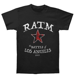 Foto 1 | Camiseta Rockinstone Rage Against The Machine Battle Star - Venta Internacional.