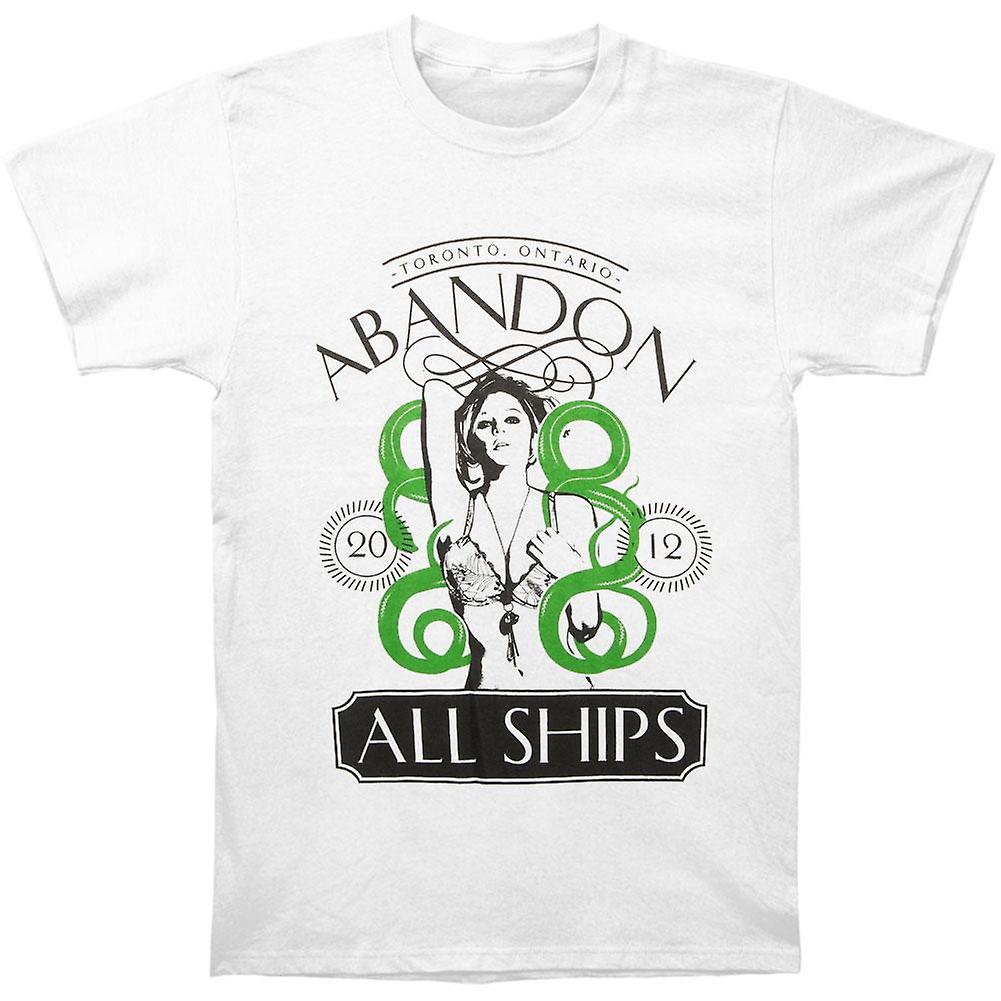 Foto 1 | Camiseta Rockinstone Abandon All Ships Snake Girl Para Hombre - Venta Internacional.