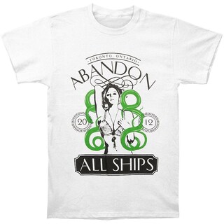 Foto 1 | Camiseta Rockinstone Abandon All Ships Snake Girl Para Hombre - Venta Internacional.