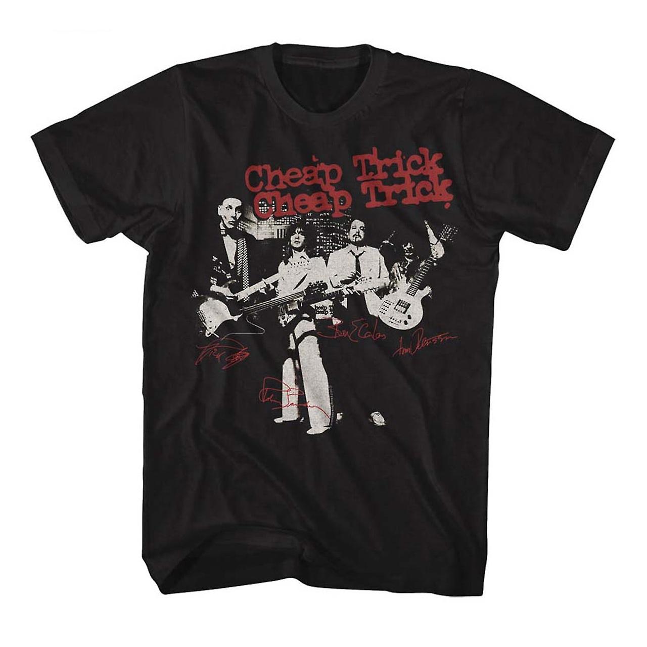 Foto 2 pulgar | Camiseta Rockinstone Cheap Trick Autograph Para Hombre - Venta Internacional.