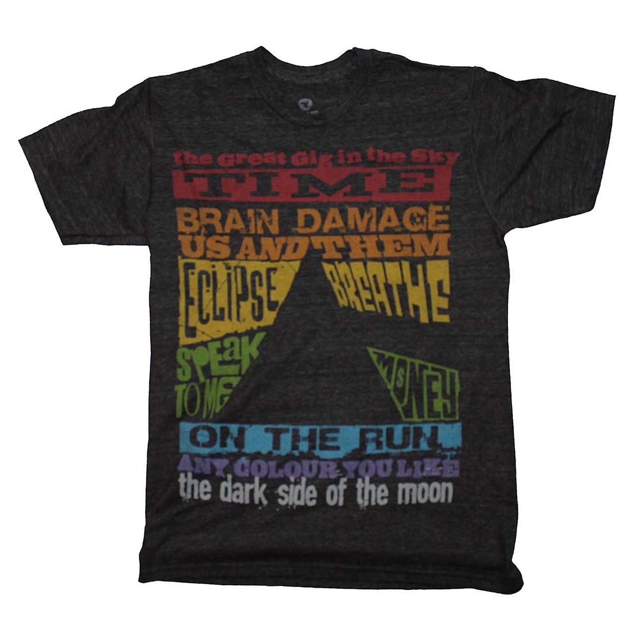 Foto 2 pulgar | Camiseta Rockinstone Pink Floyd Dark Side Tracks Para Hombre - Venta Internacional.