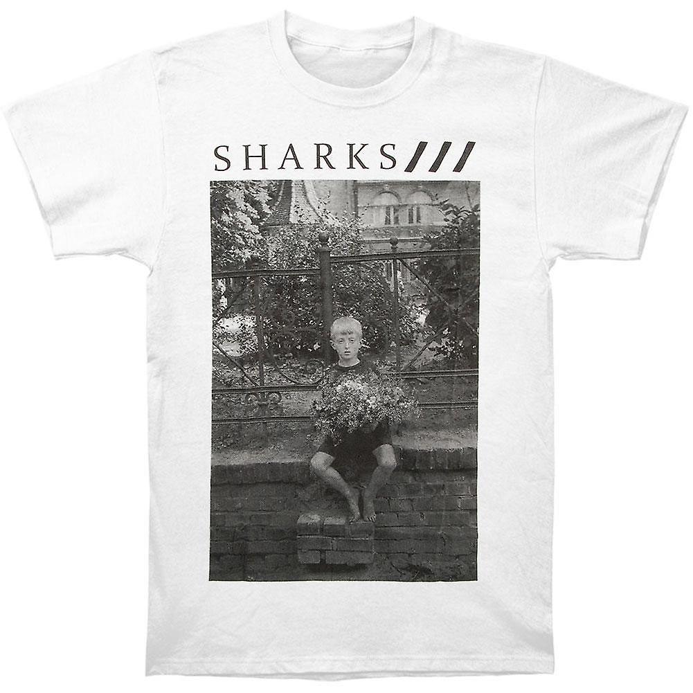 Foto 2 pulgar | Camiseta Sharks Flowers Rockinstone 100% Algodón - Venta Internacional.