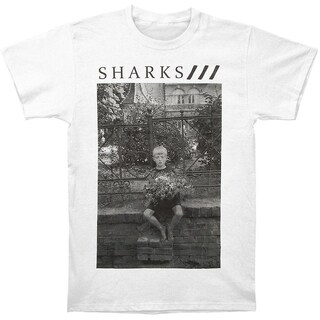 Foto 1 | Camiseta Sharks Flowers Rockinstone 100% Algodón - Venta Internacional.