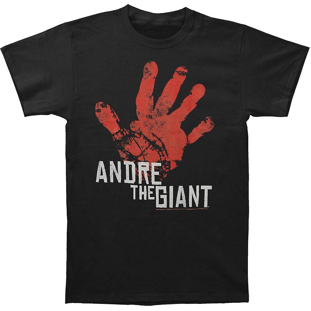 Camiseta Rockinstone Andre The Giant Hand 100% Algodón - Venta Internacional.