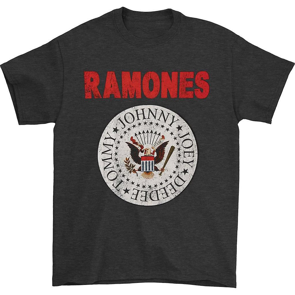 Foto 2 pulgar | Camiseta Rockinstone Ramones Red Logo Classic Seal Para Hombre - Venta Internacional.