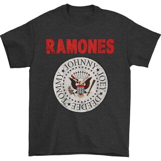 Foto 1 | Camiseta Rockinstone Ramones Red Logo Classic Seal Para Hombre - Venta Internacional.