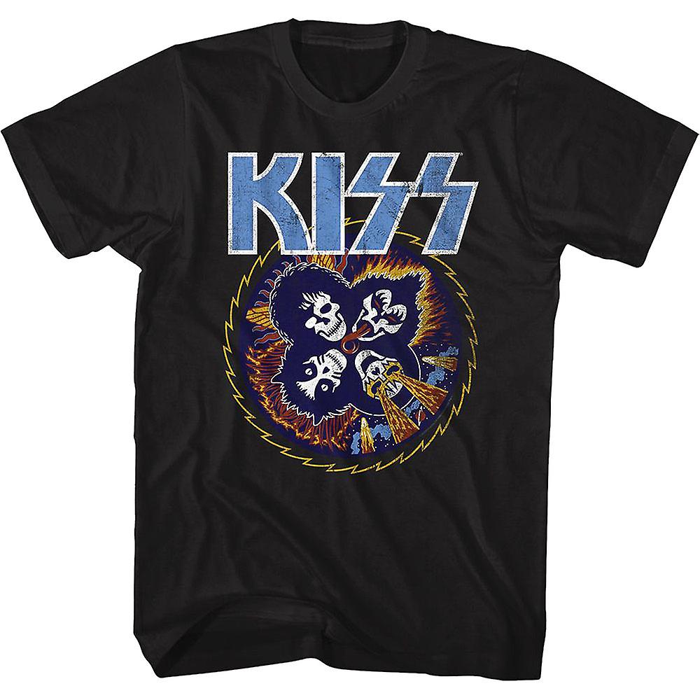 Foto 1 | Camiseta Rockinstone Kiss Rock And Roll Over Skulls - Venta Internacional.