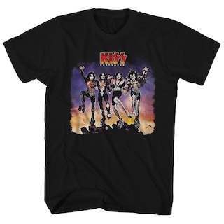 Foto 1 | Camiseta Rockinstone Kiss Destroyer Album Art Para Hombre - Venta Internacional.