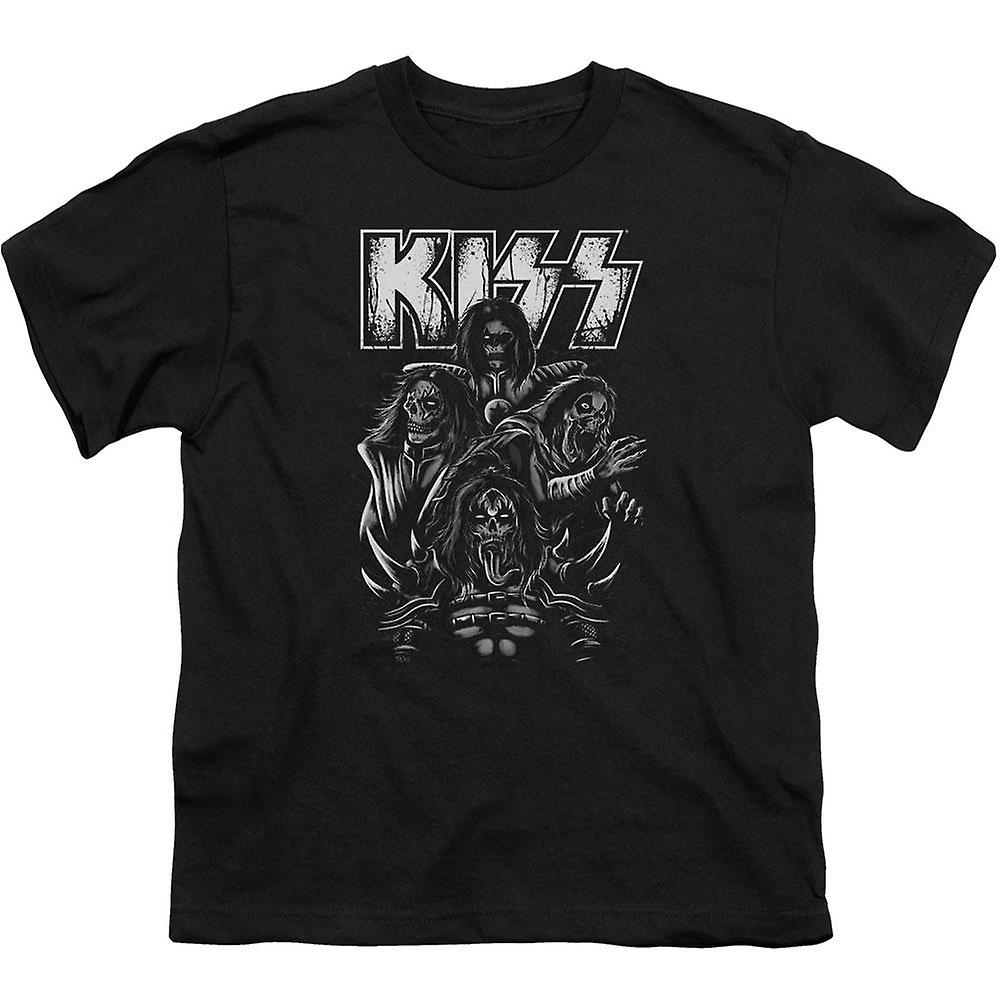 Foto 2 pulgar | Camiseta Rockinstone Kiss Skull 100% Algodón 180 G/m² - Venta Internacional.