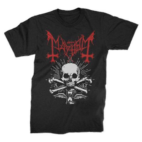Camiseta Rockinstone Mayhem Skull Snake 180 G/m², 100% Algodón - Venta Internacional.