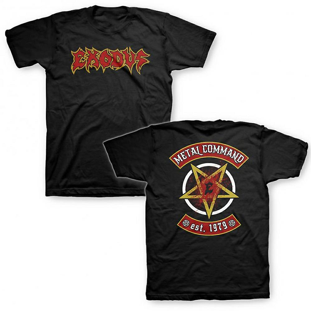 Foto 2 pulgar | Camiseta Exodus Metal Command Para Hombre Rockinstone - Venta Internacional.