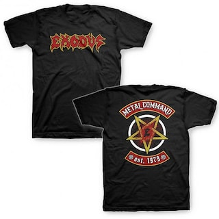 Foto 1 | Camiseta Exodus Metal Command Para Hombre Rockinstone - Venta Internacional.
