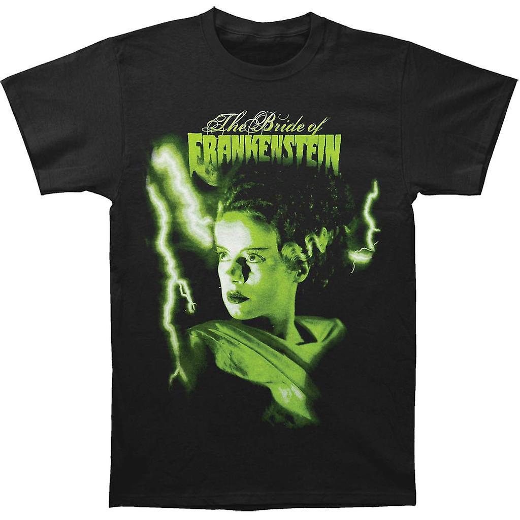 Foto 1 | Camiseta Rockinstone Bride Of Frankenstein Verde Para Mujer - Venta Internacional.
