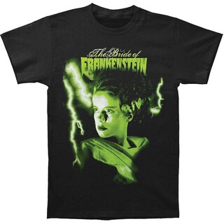 Foto 1 | Camiseta Rockinstone Bride Of Frankenstein Verde Para Mujer - Venta Internacional.