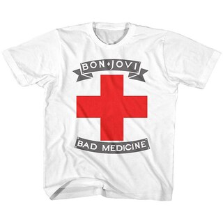 Foto 1 | Camiseta Rockinstone Bon Jovi Badmed Youth 100% Algodón - Venta Internacional.