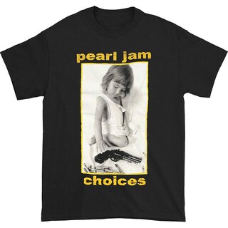 Foto 1 | Camiseta Rockinstone Pearl Jam Choices 180 G/m², 100% Algodón - Venta Internacional.