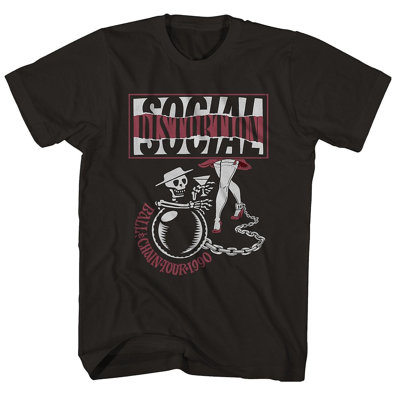 Foto 2 pulgar | Camiseta Rockinstone Social Distortion Ball & Chain Tour - Venta Internacional.