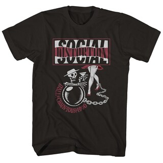 Foto 1 | Camiseta Rockinstone Social Distortion Ball & Chain Tour - Venta Internacional.