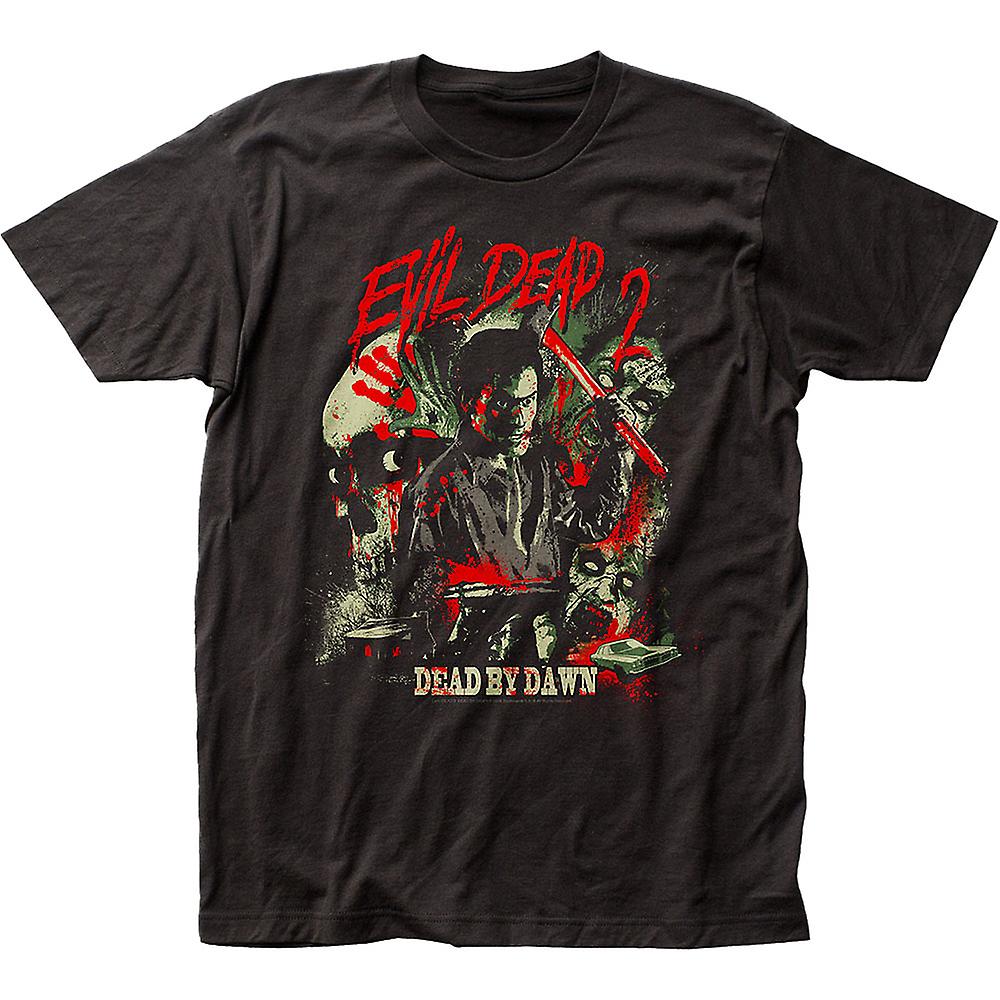 Foto 2 pulgar | Camiseta Rockinstone Evil Dead 2 Dead By Dawn Para Hombre - Venta Internacional.