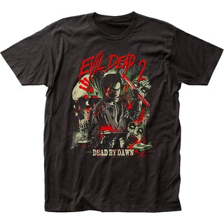 Foto 1 | Camiseta Rockinstone Evil Dead 2 Dead By Dawn Para Hombre - Venta Internacional.