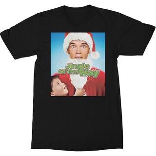 Foto 1 | Camiseta Rockinstone Jingle All The Way, Negra, 180 G/m², 100% Cuna - Venta Internacional.