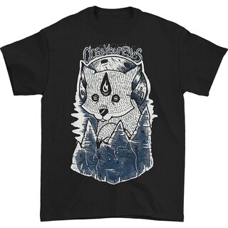Foto 1 | Camiseta Rockinstone Close Your Eyes Wolves, 180 G/m², 100% Algodón - Venta Internacional.