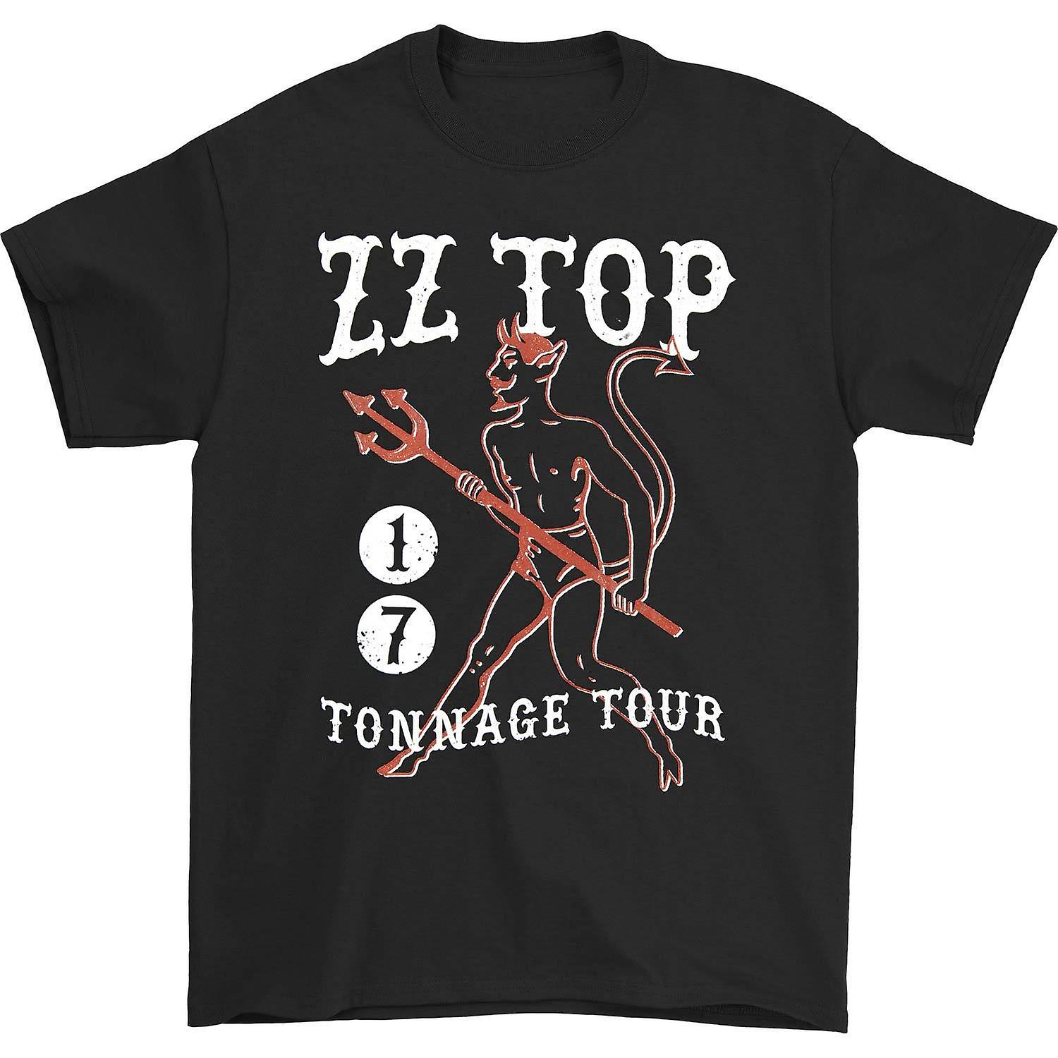 Foto 2 pulgar | Camiseta Rockinstone Zz Top Tonnage Tour 17 Para Hombre - Venta Internacional.