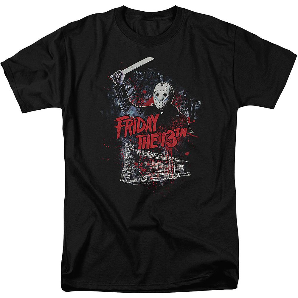 Foto 1 | Camiseta Rockinstone Jason Attacks Friday The 13th Para Hombre - Venta Internacional.