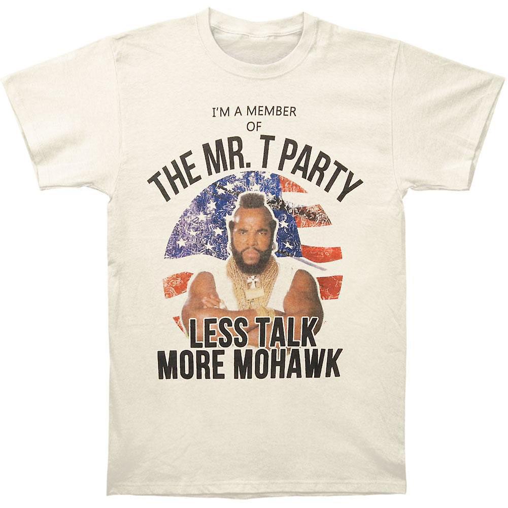 Foto 2 pulgar | Camiseta Rockinstone Mr. T Less Talk More Mohawk Para Hombre - Venta Internacional.