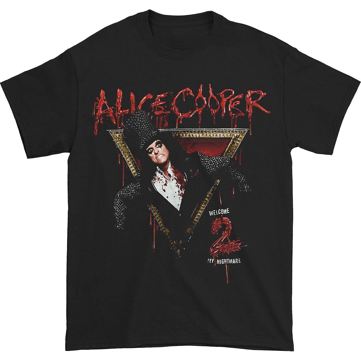 Camiseta Rockinstone Alice Cooper Bienvenido A Mi Pesadilla - Venta Internacional.