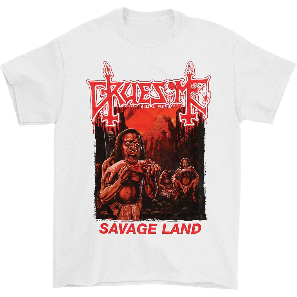 Camiseta Rockinstone Gruesome Savage Land 180 G/m², 100% Algodón - Venta Internacional.