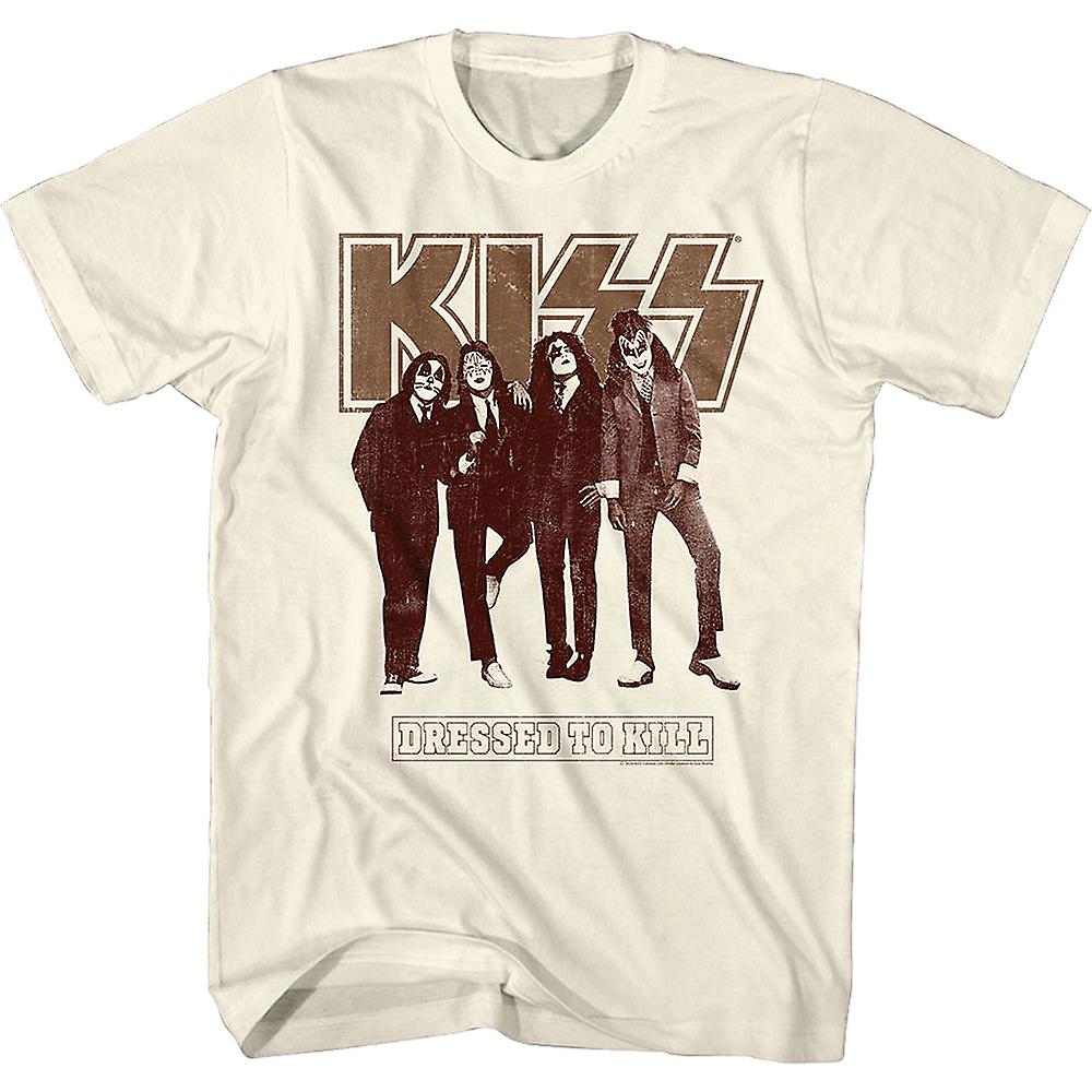 Foto 2 pulgar | Camiseta Rockinstone Dressed To Kill Kiss 100% Algodón - Venta Internacional.