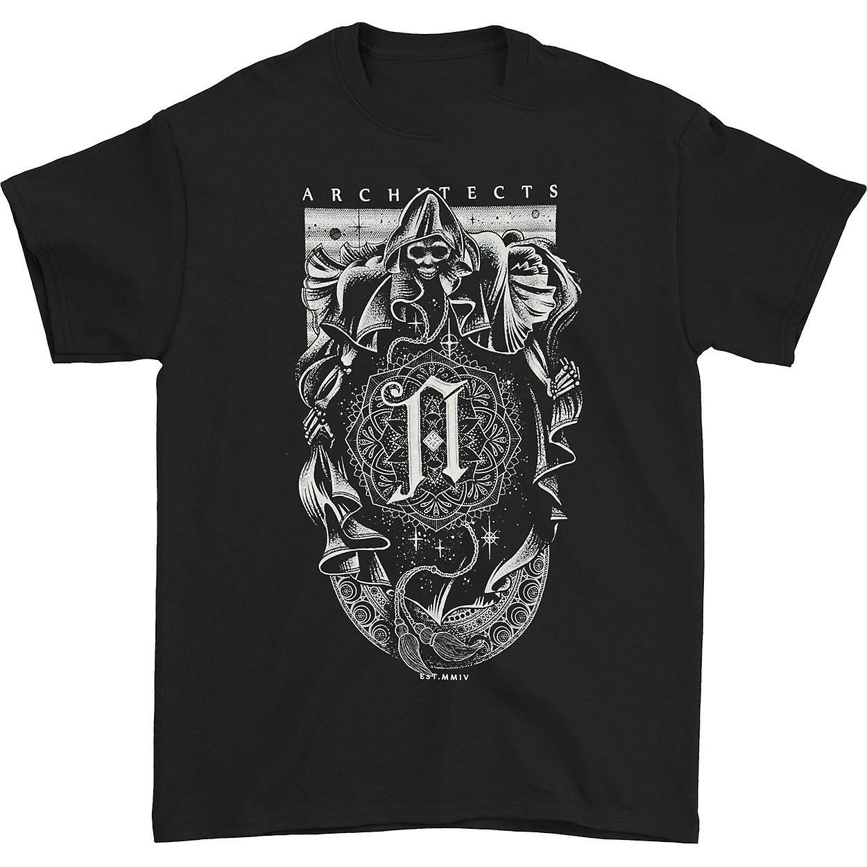 Foto 2 pulgar | Camiseta Rockinstone Architects Reaper Negra De Algodón 180 G/m² - Venta Internacional.