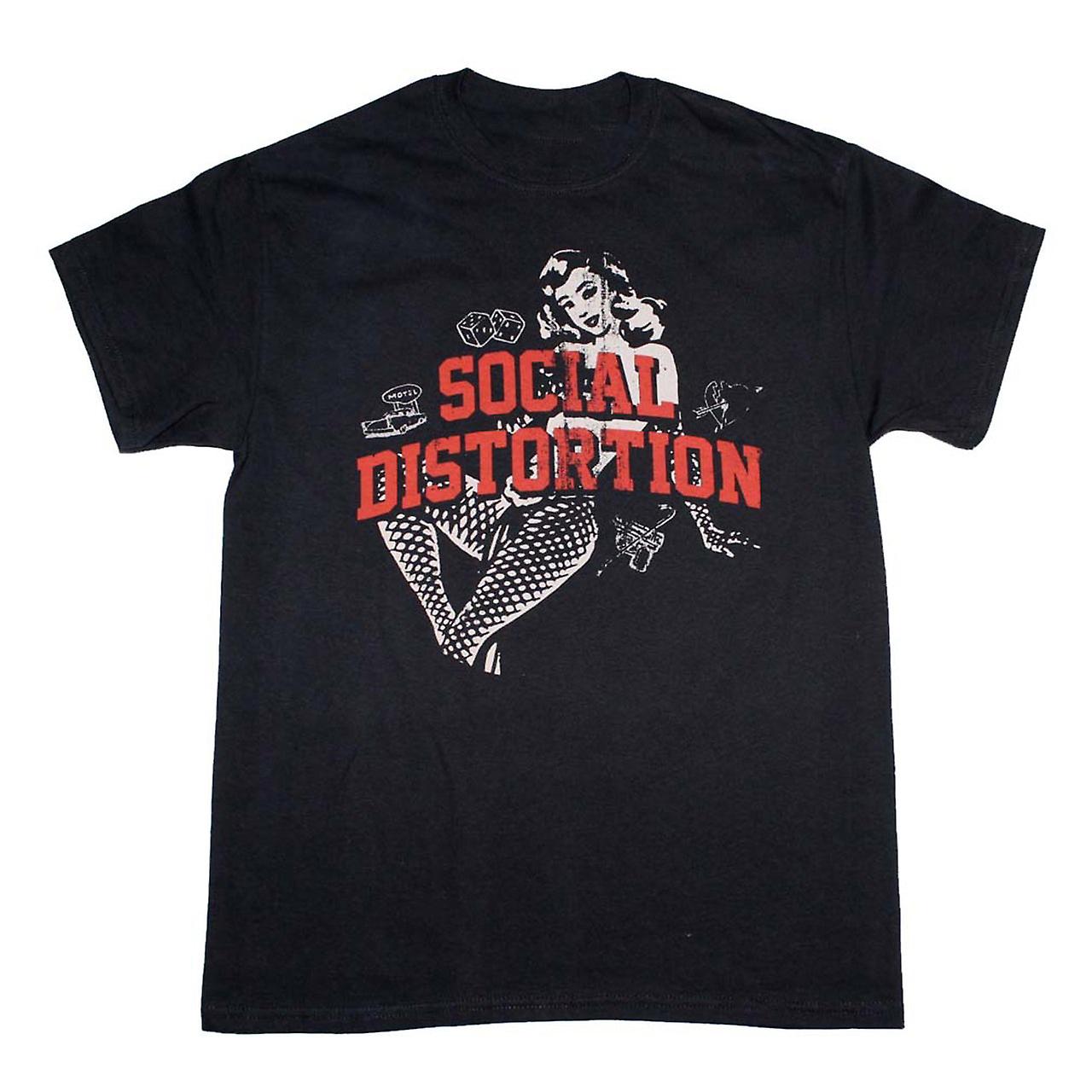 Foto 2 pulgar | Camiseta Social Distortion White Light Icon Rockinstone - Venta Internacional.