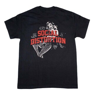 Foto 1 | Camiseta Social Distortion White Light Icon Rockinstone - Venta Internacional.