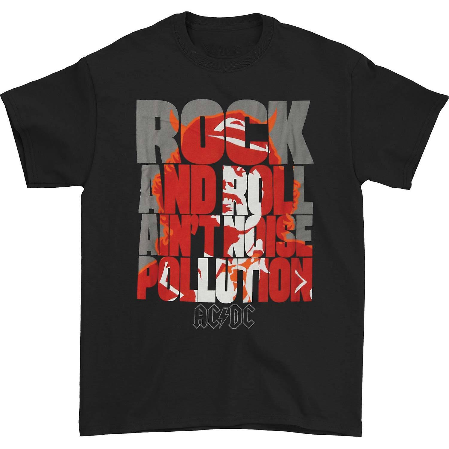 Foto 2 pulgar | Camiseta Rockinstone Ac/dc Noise Pollution 180 G/m², 100% Algodón - Venta Internacional.