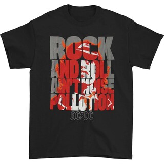 Foto 1 | Camiseta Rockinstone Ac/dc Noise Pollution 180 G/m², 100% Algodón - Venta Internacional.