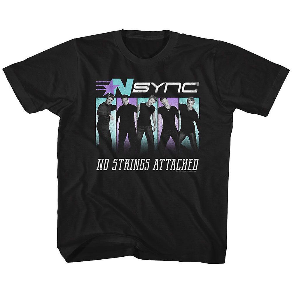 Foto 2 pulgar | Camiseta Rockinstone Nsync Azul Púrpura Para Jóvenes - Venta Internacional.